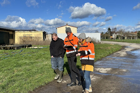 Inspection of the Postma farm