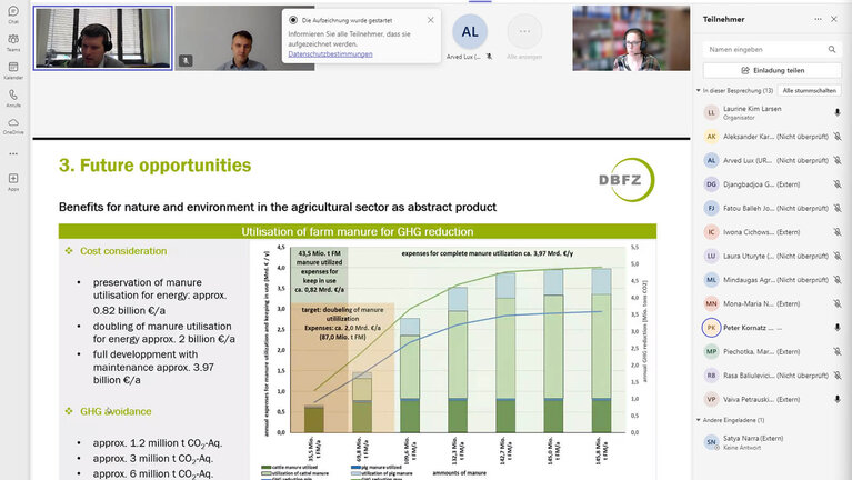 Knowledge exchange on the topic of biogas